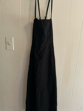 Wild Fable Black Strappy Midi Dress
